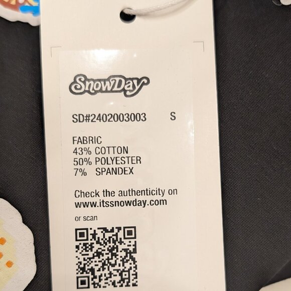 Snowday Japan Ice Cream Van Not Found 404 t-shirt Sz Small NWT Black Boxy Fit - Picture 2 of 10